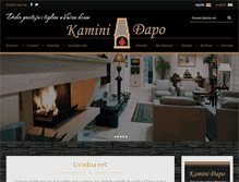 Tablet Screenshot of kamini-djapo.co.rs